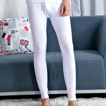 Modale Cotton Mens Autumn Pants Single Piece Thin-in-the-fall Youth to be upfront with underpants skintight and warm pants lining pants