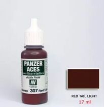 Spanish vallejo(AV paint) armored Ace series 70307 German red tail light indicator 17ML