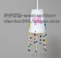 Paper Cup wind chimes creative wind chimes hand-made wind chimes finished materials are all handmade for children