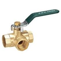 Yongdexin 260 brass L-type three-way ball valve copper core DN15 DN20 DN32 DN40