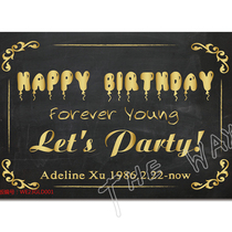 Welcome board Blackboard Campus wedding props sign-in desk decoration Wedding Guide Guide water brand customization WE23