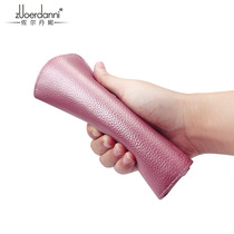  Leather womens long wallet Womens ultra-thin womens wallet small fresh Japan and South Korea simple fashion new cowhide wallet