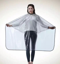 Baking shawl Hair dye perm apron Hair salon Household transparent hair clipper Hair waterproof apron large special price