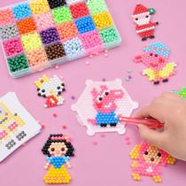 Childrens handmade diy water sticky beads set water mist Magic Magic beads drip painting to fight bean Girl Toy