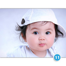 No 11 Little dot baby painting Chinese baby poster Baby picture Baby fetal education poster Pictorial photo wall chart