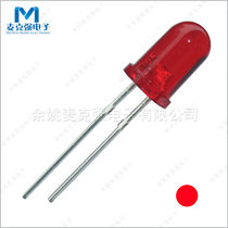Direct LED lamp bead F5 red red red transparent 5mm round head with edge highlight indicator