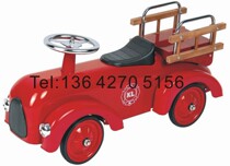 Childrens toy car slide car slide car Tin stroller twist produced classic retro ornaments can sit 8063