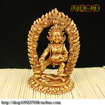 Mizong Buddha Nepal Pure handmade pure bronze-white gold black chaeze Buddhist statues