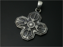 Tang Mifa Instrumental Truth to Sanskrit Sanskrit Ornaments Van Wen necklace Sanskrit is amused in the pan Van Govt is pure silver