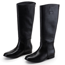 High tube zipper Mongolian honor guard riding boots mens long leather boots leather over the knee Tibetan leather Tibetan boots men