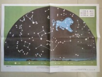 T:90s primary school natural large wall chartSpring night starry sky-South skyfamous paintings are beautiful and suitable for hanging