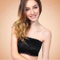 High-elastic lace lace bra chest Modal anti-light bottoming new Korean version of Joker matting underwear