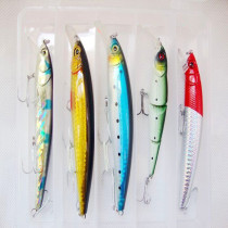 Mile special multi-color sea fishing long-distance big Mino Luya bait to send five box bait fishing gear set combination