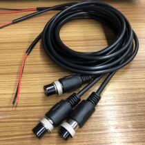 Machining welding injection molding GX16 aviation plug 2-4 core 5 core 8 core wire waterproof leakage resistant connector