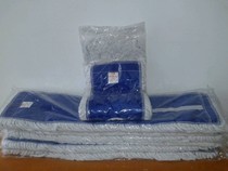 Super clean bright 60cm lobby dust push cover 24 inch cotton thread electrostatic mop blue flat floor towing cloth head cleaning cover