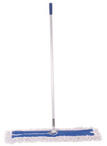 New 60cm 24 inch dust push blue Hotel Hotel lobby flat static floor cleaning mop cloth