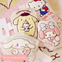 Japanese Hello Kitty pudding dog Cute girl skin care products storage bag big-eared dog