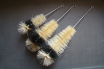 Triangle boiling bottle brush large medium and small cone bottle brush brush laboratory cleaning brush