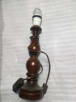 High-end hard wood table lamp in France