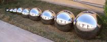 32-200mm boutique stainless steel hollow ball family festival decoration ball railing props decoration ball