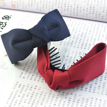 Han Edition Hair Accessories Korea Fabric Pure Color Butterfly Knot Hairpin Ornament 100 Hitch Hairpin Clip Horse Tail Clip Banana Clip Grip Clip
