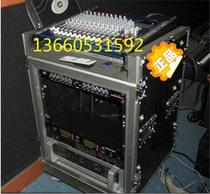 12U double-layer three-door shockproof cabinet audio box Mixer amplifier without workbench can be customized