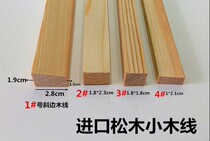 National Painting Keel Wood Strips Imported Pine Wood Small Wooden Wire Calligraphy And Painting Mounted Large Painting Back Board Wood Strips Construction Furniture Square Strips