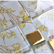 Explosive style (Falisa)Mirror mosaic TV background wall sticker puzzle glass crystal building materials tile carving