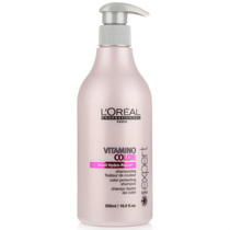 Imported LOréal dye color protection shampoo ironing shampoo female lock color protection 500ml