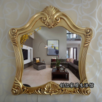 European mirror Bathroom mirror Bathroom mirror Makeup mirror Decorative mirror Crown mirror Barber shop bathroom mirror