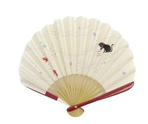 Japans light fan flapping Firefly and fan cloth fan stabbing goldfish
