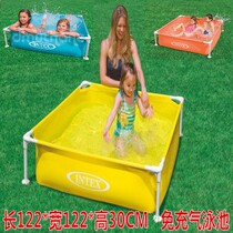 INTEX square tube rack swimming pool bracket baby paddling pool toy pool non-inflatable tub sand pool