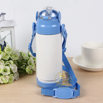  Thermal transfer childrens thermos cup with straw Stainless steel personalized custom childrens thermos cup bottle anti-drop water cup
