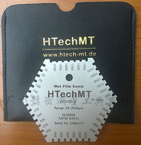 German imported stainless steel hexagonal wet film comb wet film thickness gauge wet film 25-2000um