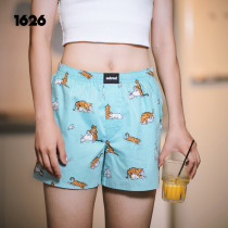 1626 trend Subreef Fak cat couple four corners panties Aro pants Home shorts mens and womens pajamas gift