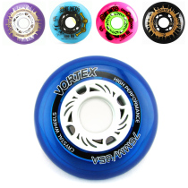 Luffy brake wheel Cyclone flat flower wheel Inline wheel Roller skates wheels Pulley accessories Roller skates smooth