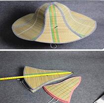 Hot sell Hainan big along straw hat mens womens summer tide foldable sunscreen sun hat farmers straw hat