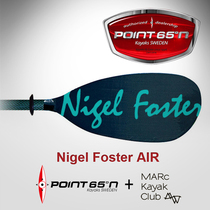 Point65 Nigel Foster Air Carbon Fiber Paddle Foster Signature Paddle Paddle Piper Carbon Paddle