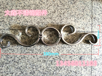 Stainless steel decorative accessories door window flower accessories stair railing decoration craft flower 304 European style