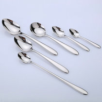 German konner18 10 Stainless Steel Western Food Main Spoon Dessert Spoon Coffee Spoon Ice Cream Spoon Mixing Spoon