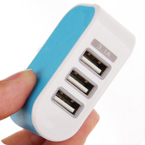 3 USB Port Wall Home Travel AC Power Charger Adapter 3 1A EU