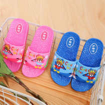 Childrens slippers male summer parent-child cartoon indoor non-slip cute female baby home shoes children sandals middle and big children