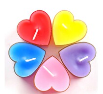 Heart-shaped candle Romantic package Creative heart-shaped Birthday candle Wedding candle Small candle Proposal gift