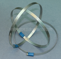 Imported Swedish ABA Zinc Aluminum Carbon Alloy Steel S20 Blue Strap Clamp Throat Hoop Clip W1 175-205