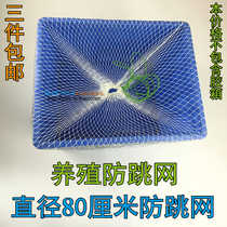 Diameter 80 cm anti-hop mesh disc barrel mesh hood round basin anti-jump mesh hood Home fish farming