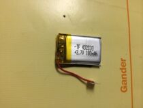 3 7v lithium battery polymer battery 180mAh Bluetooth keyboard headset voice recorder 402030