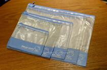 Japan 100 yuan store kt cat pink blue transparent waterproof ticket bag storage bag file bag 5 types
