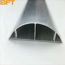 Befu Aluminum Alloy Trunking Thickened Ground Trunking Floor Trunking Semi-Arc Metal Trunking Ground Trough Wear