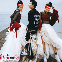  New studio location wedding dress Couple theme clothing sea view travel shooting fashion hip-hop sports trend photo