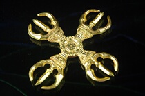 Zhenyangzong Grinding Pestle Tang Mei Qizong Cross King Kong Pestle Tang Secret Cross Kamijia Grinding Pestle Gilded